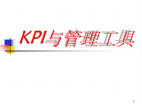 个险营销KPI指标分析精选文档