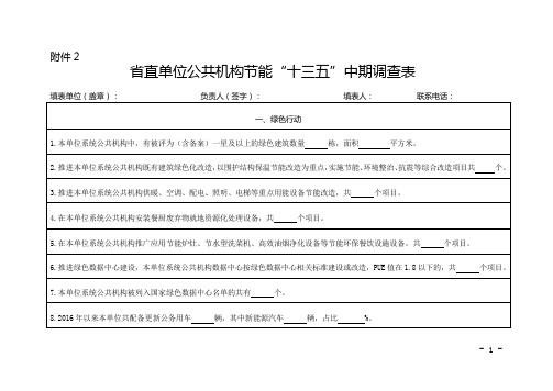 直单位公共机构节能