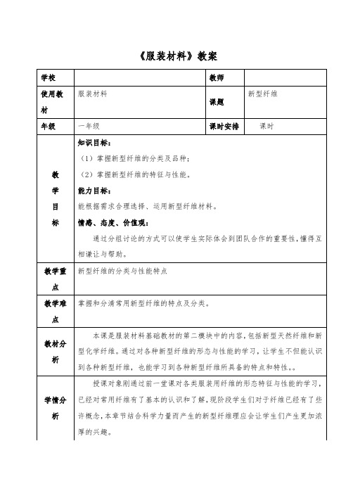 第二章(第二节)新型纤维