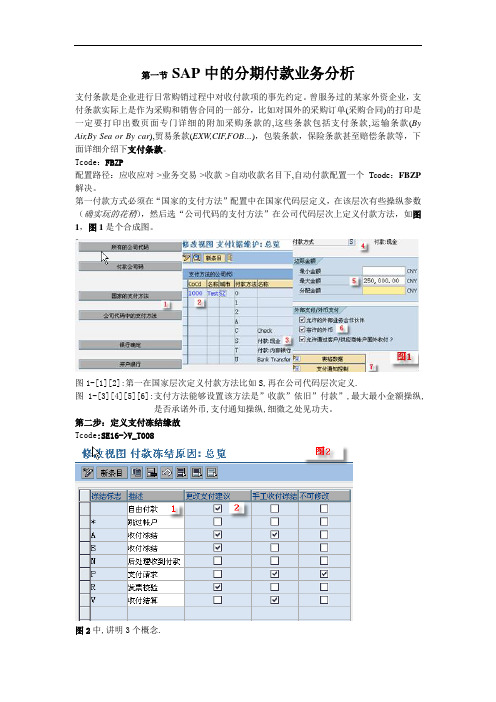 SAP中的分期付款业务分析