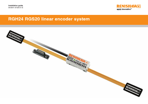雷尼绍 RGH24 RGS20 安装指南说明书