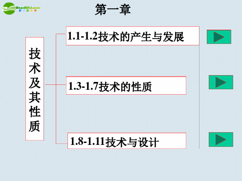 高一通用技术专题一技术及其性质课件精