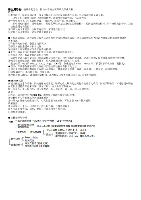 6-金属毒物 水溶性无机毒物