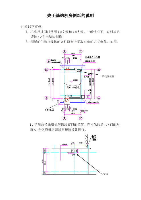 移动通信基站机房图纸