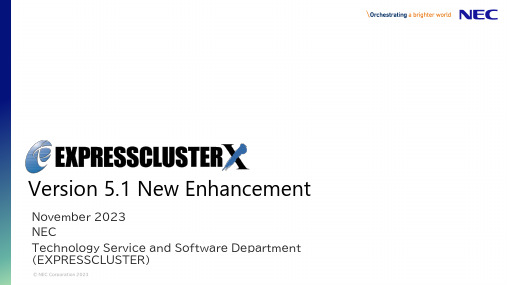 NEC EXPRESSCLUSTER X 5.1 产品说明书