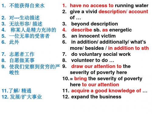 译林牛津版高中英语Module 6 Unit 4---vocabulary 教学课件 (共20张PPT)