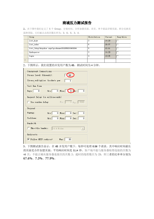 压力测试报告