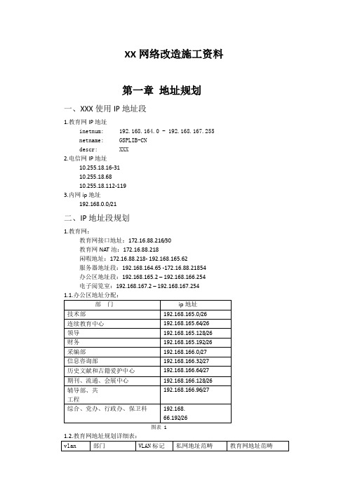 XX网络改造施工资料