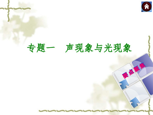 【复习方案】2015(北师大版)中考物理复习课件:专题训练篇