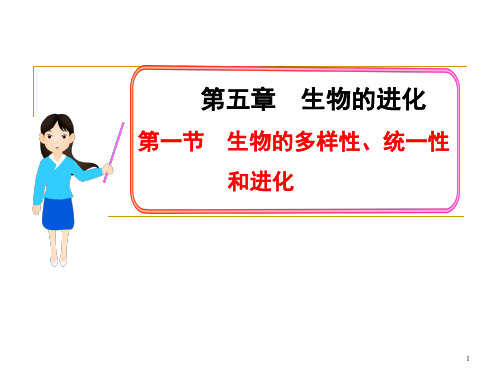 5.1 生物的多样性、统一性和进化 课件(浙科版必修2) (1).ppt