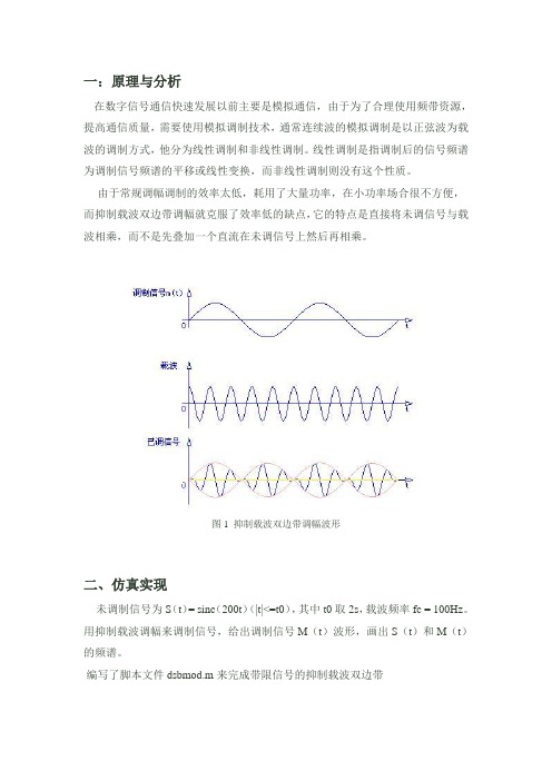 抑制载波双边带调频