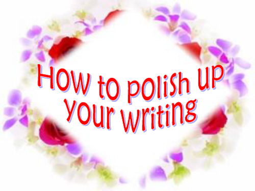 how to polish up your writing