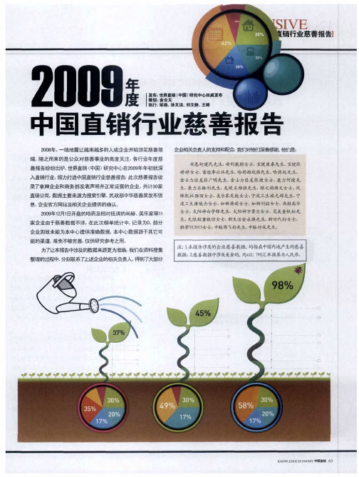 2009年度中国直销行业慈善报告