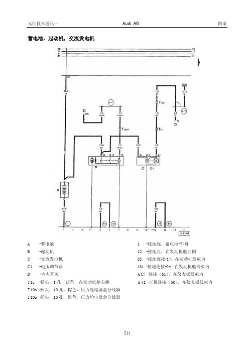 奥迪A6维修手册(附录二)