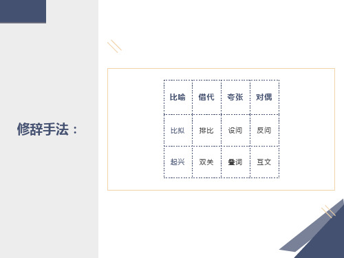 表达技巧之修辞手法