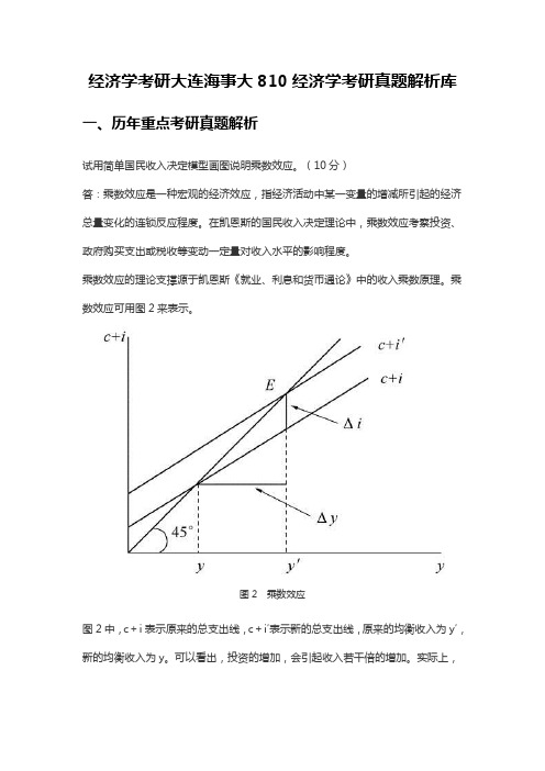 经济学考研大连海事大810经济学考研真题解析库