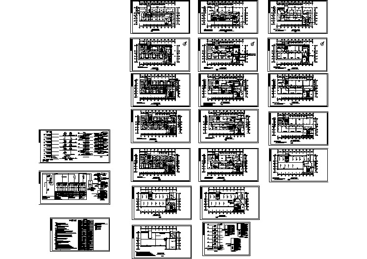 综合楼建筑全套电气设计CAD图纸