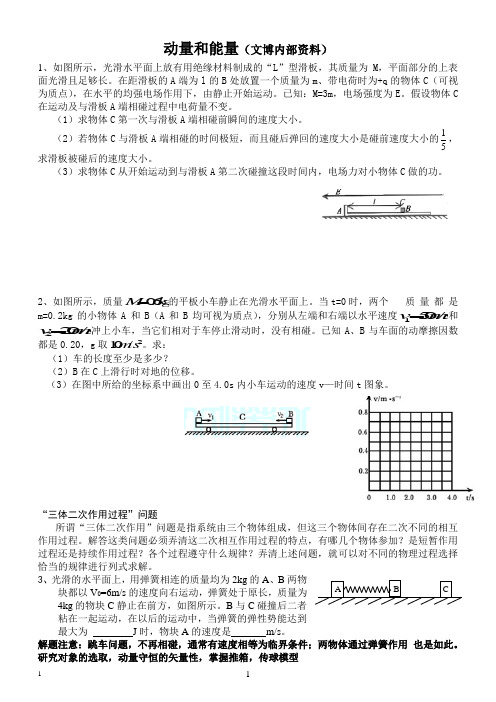 动量和能量