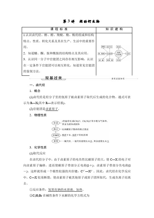 高中化学第3讲 烃的衍生物