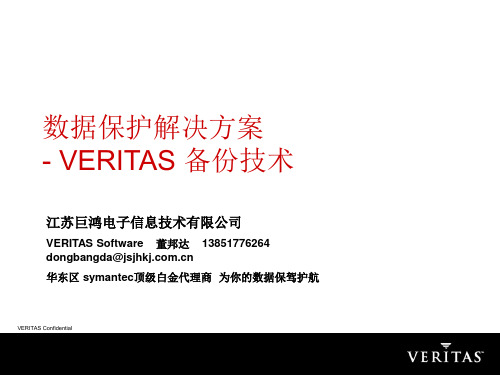 symantec 备份 容灾VERTIAS 技术 与 NBU