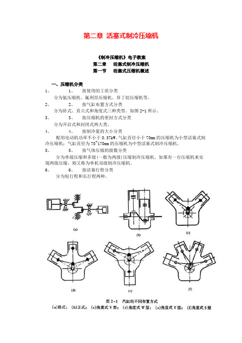 第二章 活塞式制冷压缩机