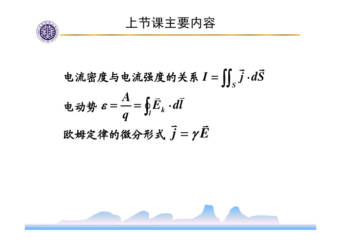 9.磁场的基本方程