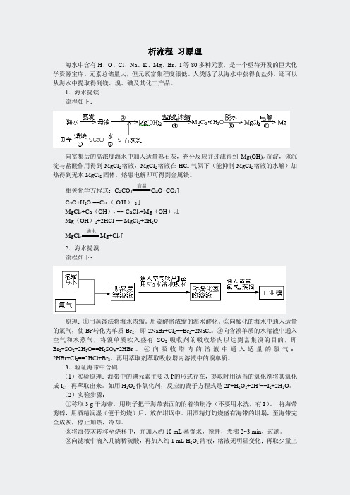 人教高一化学必修2-析流程习原理