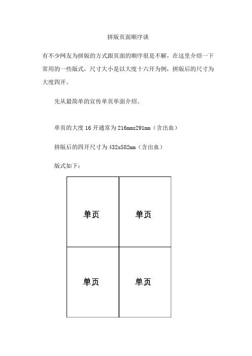 拼版知识图文讲解