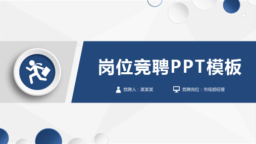 【精选】安全管理竞聘演讲PPT