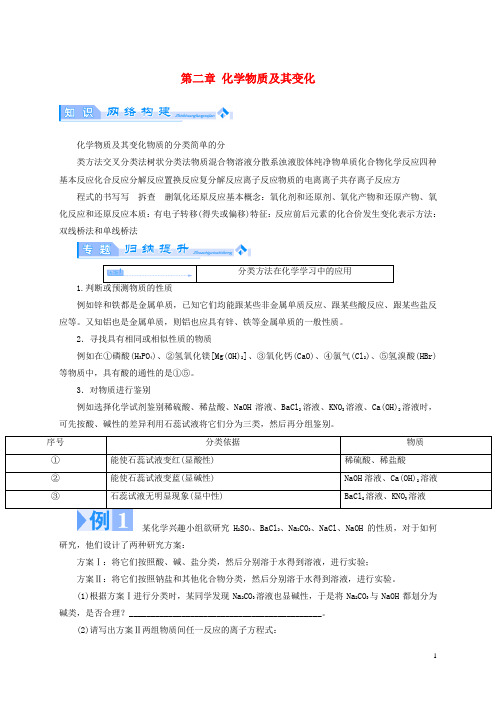 高中化学 第二章 化学物质及其变化复习教案2 新人教版