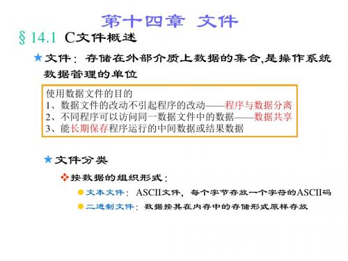 山东理工大学史上最全C语言PPTC程序设计(14 文件)