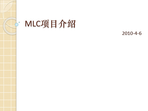 AFC系统导则 MLC项目 