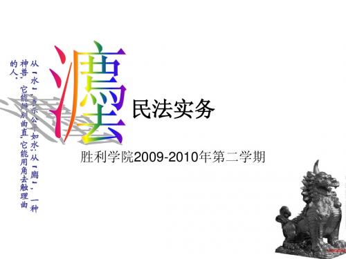 2009-2010民法实务