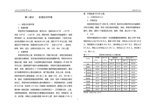 阜阳年政府商业调查报告