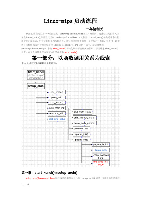 linux_mips启动流程_存储相关