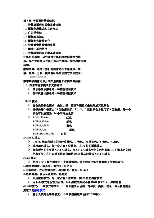 第1章 平面设计基础知识