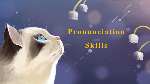 英语发音技巧系列课件 3.Prounciation Skills- 音的同化、异化、弱化