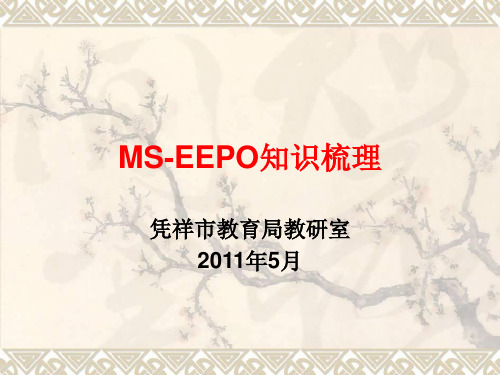 MS-EEPO有效教育知识