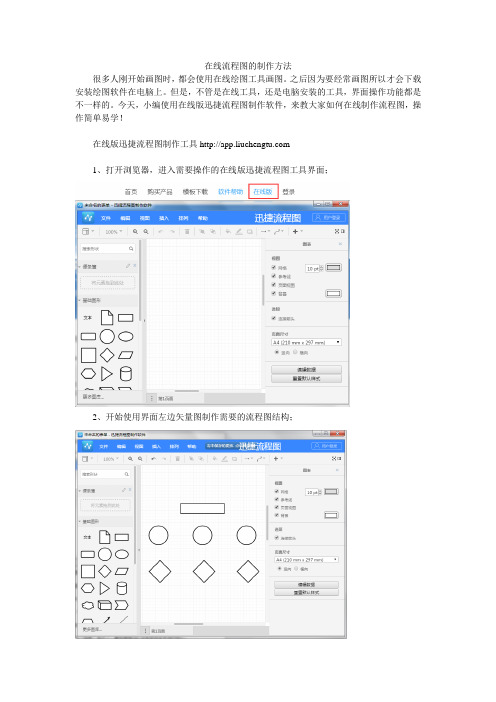 在线流程图的制作方法