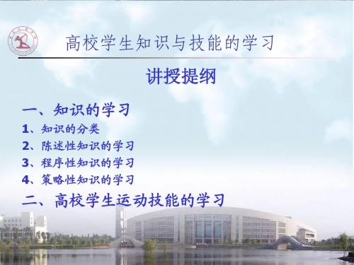 最新 高校学生的知识与技能学习