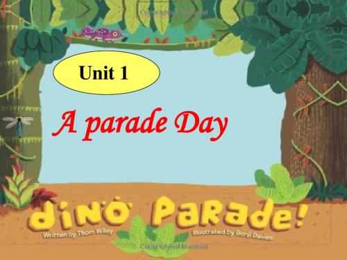 新广东版开心学英语六年级下册Unit 1《A Parade Day》ppt公开课课件2[精品]