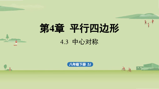 4.3中心对称-2024-2025学年初中数学八年级下册(浙教版)上课课件