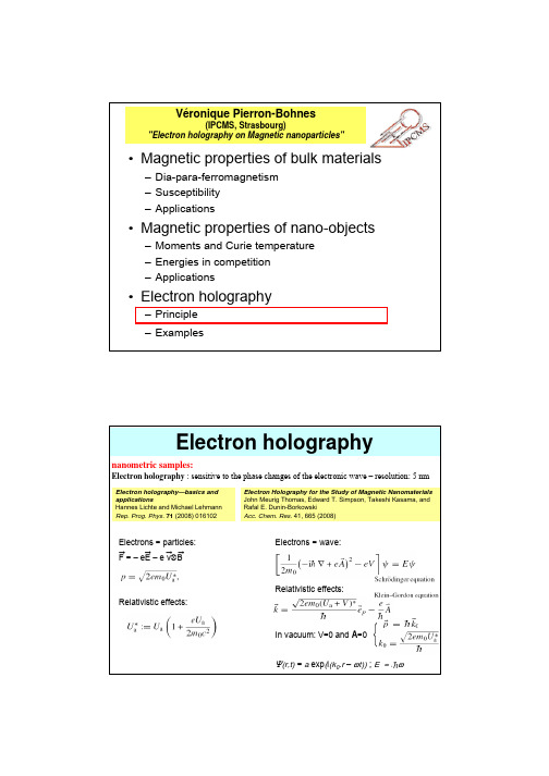 Electronholography