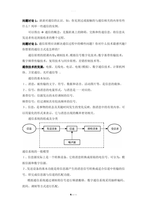 通信原理电子教案