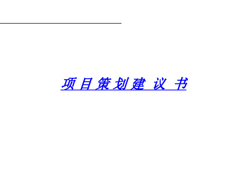 2021年某楼盘策划案PPT课件