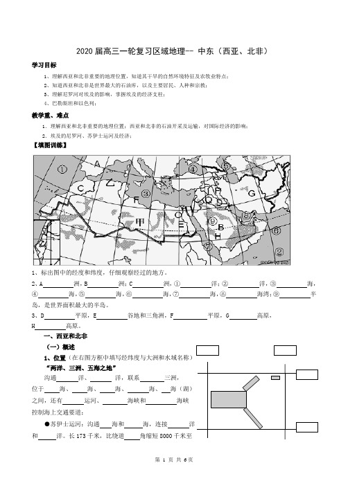 中东(西亚、北非)