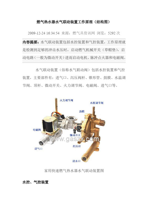 家用燃气热水器基本工作原理及常见故障判断[1]