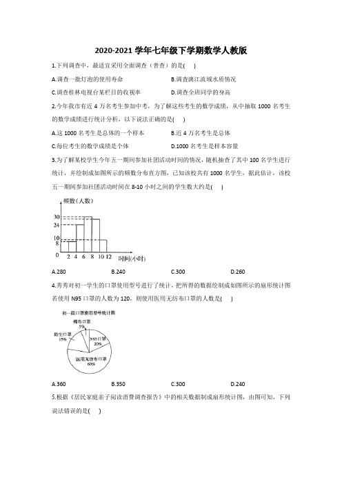 2020-2021学年七年级下学期数学人教版