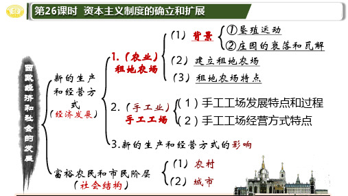 资本主义制度的确立和扩展