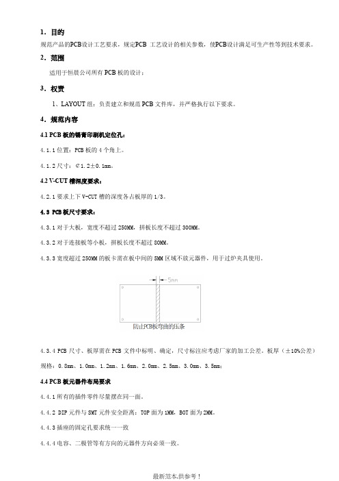 PCB-LAYOUT设计规范